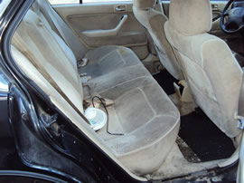 1993 HONDA ACCORD EX , 2.2L AUTO 4DR, COLOR BLACK, STK A14165